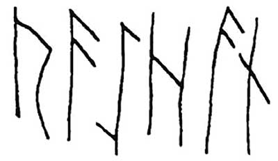 Надпись из Кайстор-бай-Норидж