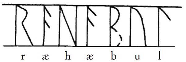 Надпись на камне из Сэндвича