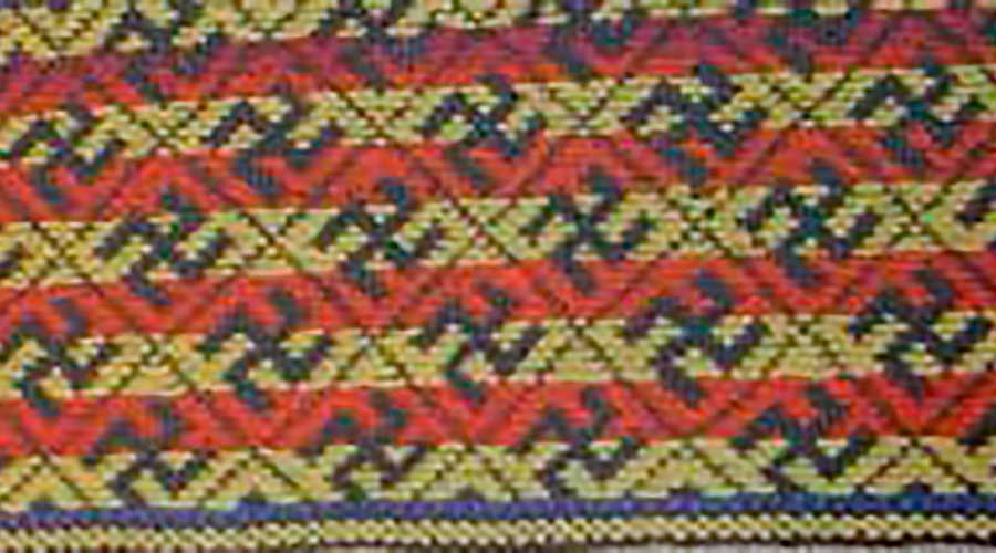 Элемент оформления кушака коми-пермяцкого национального костюма