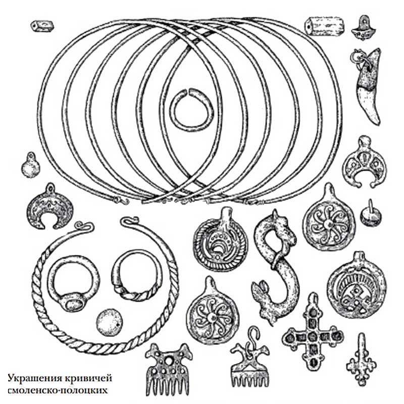 Украшения кривичей смоленско-полоцких Украшения кривичей смоленско-полоцких