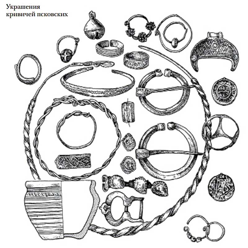 Украшения кривичей псковских Украшения кривичей псковских