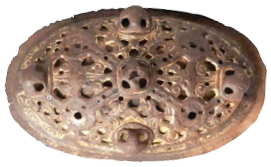 Овальная фибула, третья четверть X века, Тимерёво