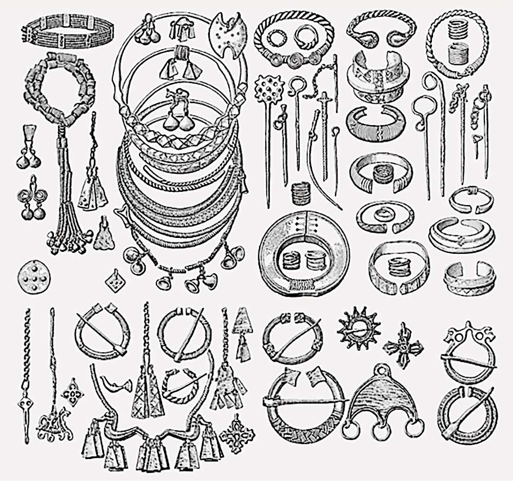 Украшения латгалов