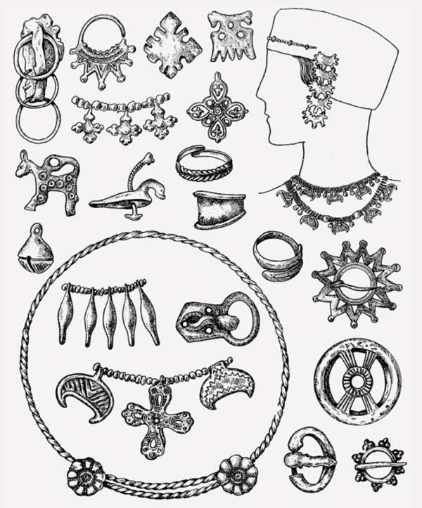 Украшения радимичей